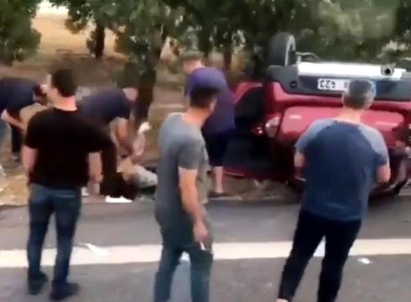 Osmaniye'de araç kontrolden çıktı ve takla attı: 2 ölü, 4 yaralı