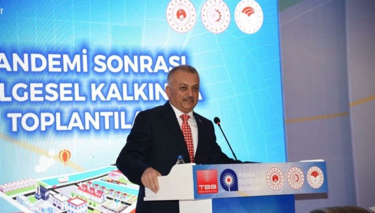  ’Pandemi Sonrası Bölgesel Kalkınma Toplantıları’nın 4’üncüsü Antalya’da düzenledi