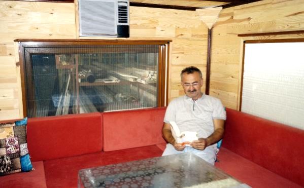 Panjur ustası dubleks karavan yaptı