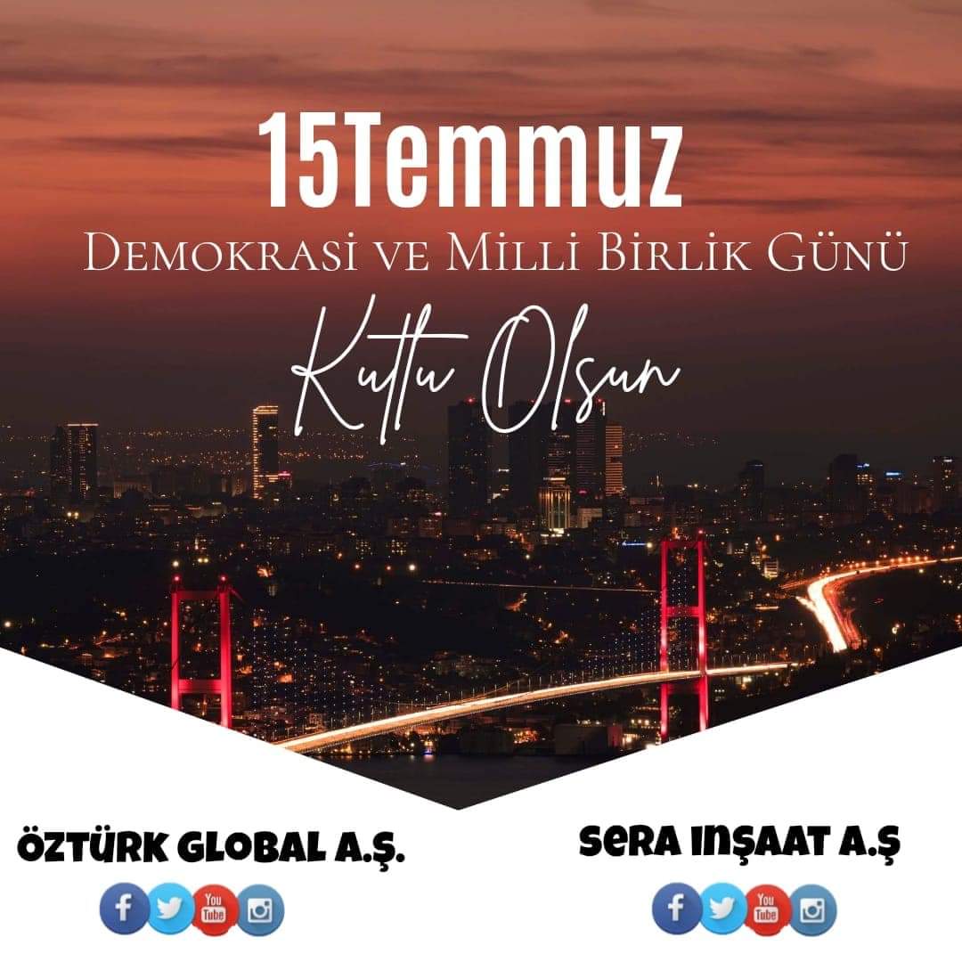 RECEP ÖZTÜRK' TEN 15 TEMMUZ MESAJI