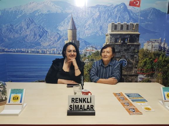 RENKLİ SİMALARDA GÜL GÜLTEKİN’İN KONUĞU ALEVİ KÜLTÜR DERNEĞİ KONYAALTI ŞUBESİ HALKLA İLİŞKİLER SORUMLUSU MELEK ÇAĞDAŞ OLDU