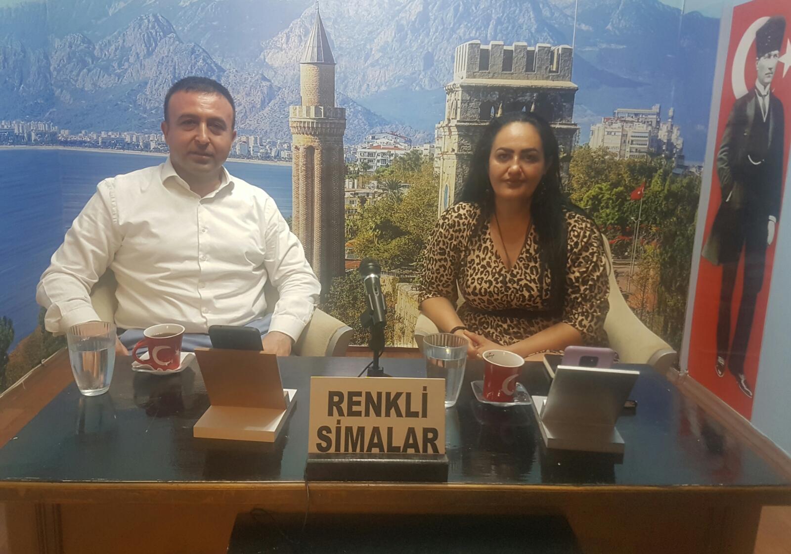 RENKLİ SİMALARDA GÜL GÜLTEKİN'İN KONUĞU NİYAZİ ÖZÇELİK OLDU