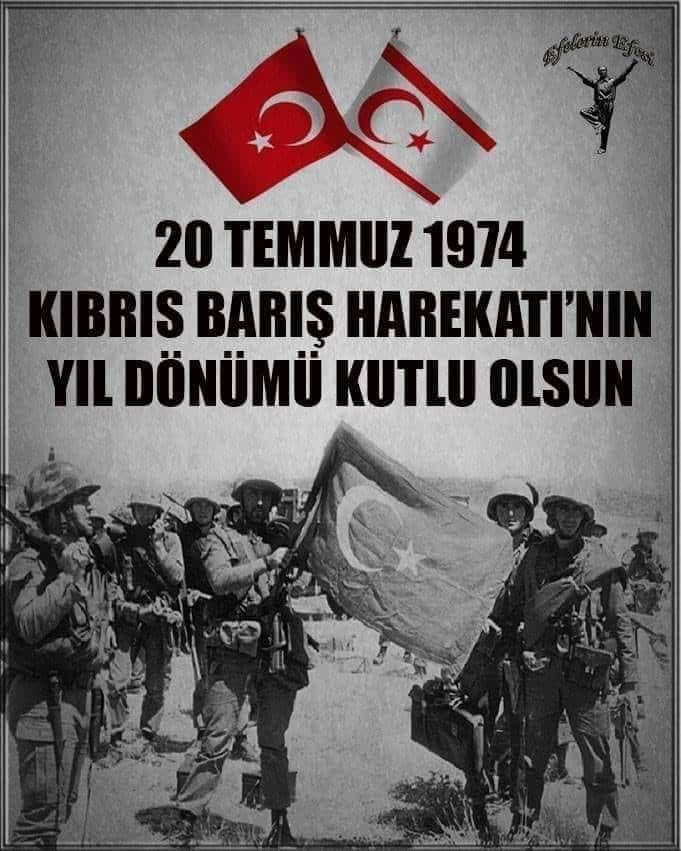 Şahin Kırbıyık 20 Temmuz Kıbrıs Barış Harekatı'nın yıl dönümünü kutladı