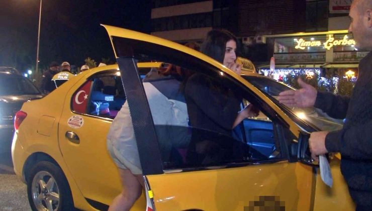 Sigara içerken takılan ticari taksi şoförü, ceza yemekten kurtulamadı