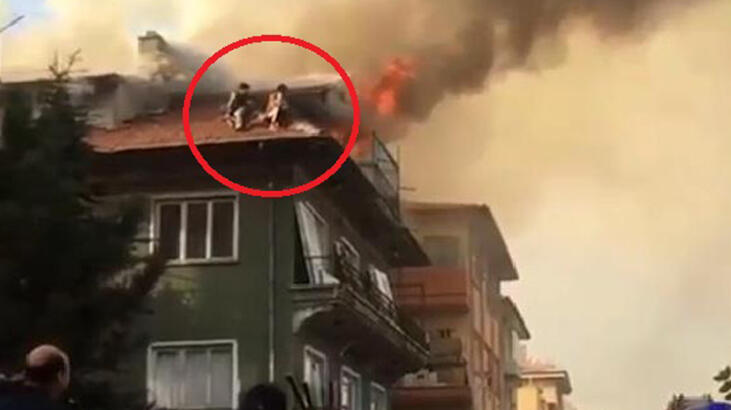 Son dakika... Ankara'da can pazarı! Çatıda kurtarılmayı beklediler