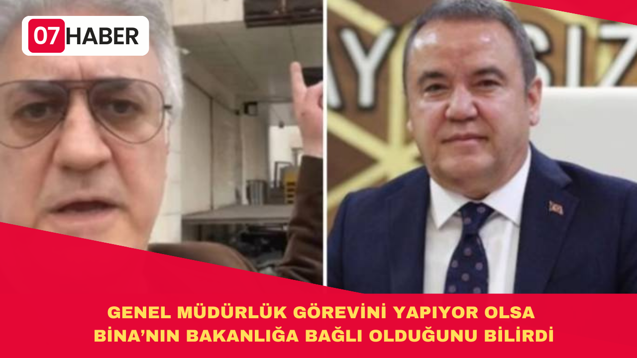 TAMER KARADAĞLI'NIN ELEŞTİRİSİNE, MUHİTTİN BÖCEK'TEN YANIT: GENEL MÜDÜRLÜK GÖREVİNİ YAPIYOR OLSA BİNA’NIN BAKANLIĞA BAĞLI OLDUĞUNU BİLİRDİ