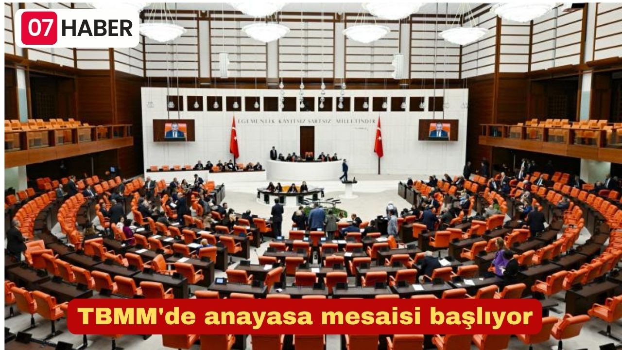 TBMM'de anayasa mesaisi başlıyor