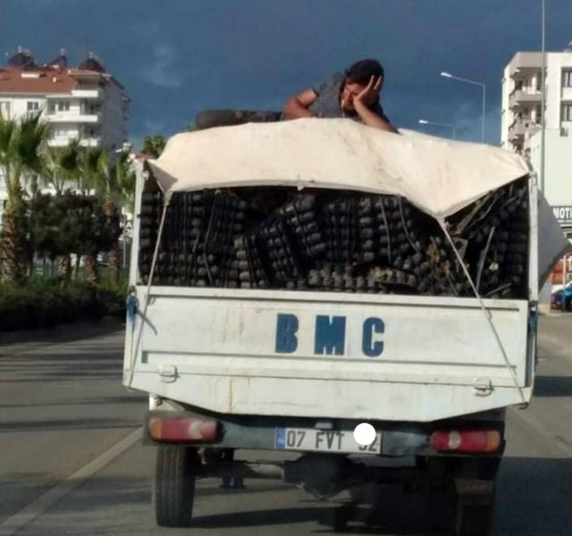 Tente üzerinde tehlikeli yolculuk