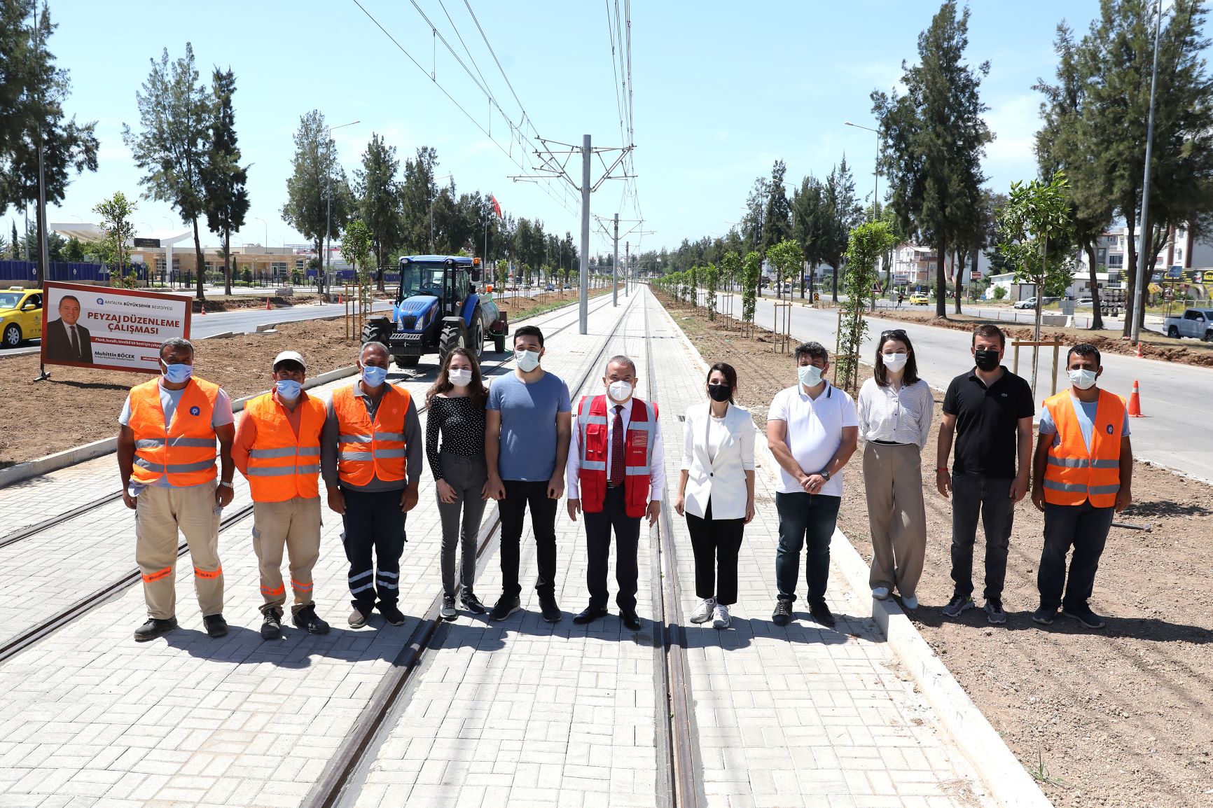 Tramvay hattı turunç çiçeği kokacak