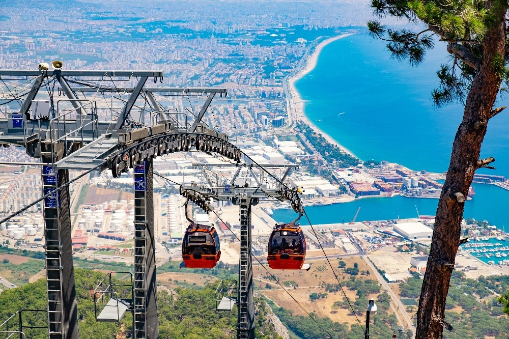 Tünektepe Teleferik’e bakım molası