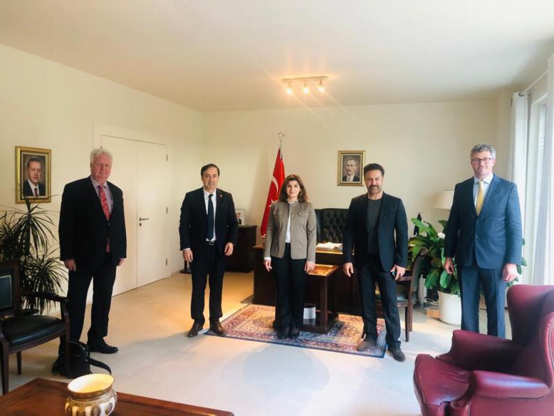 Türkiye Cumhuriyeti Lüxemburg Büyükelçisi Fazilet Dağcı Çığlık'a ziyaret