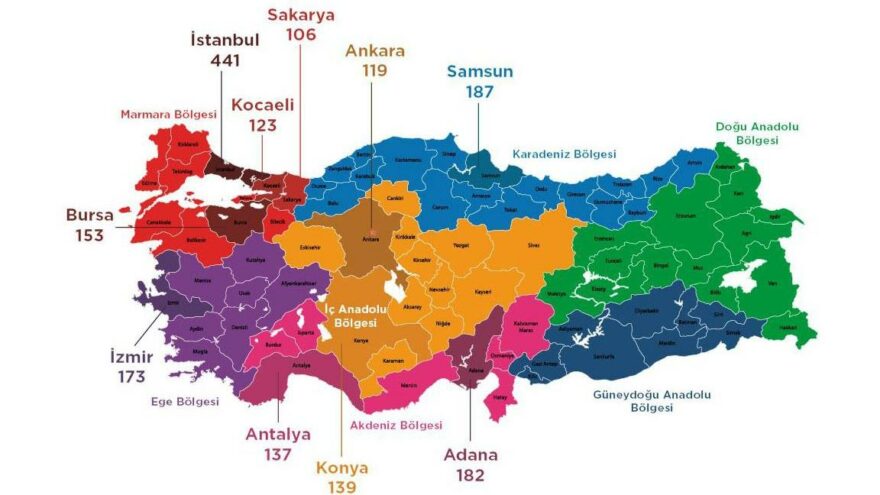 Türkiye silahlı şiddet haritası