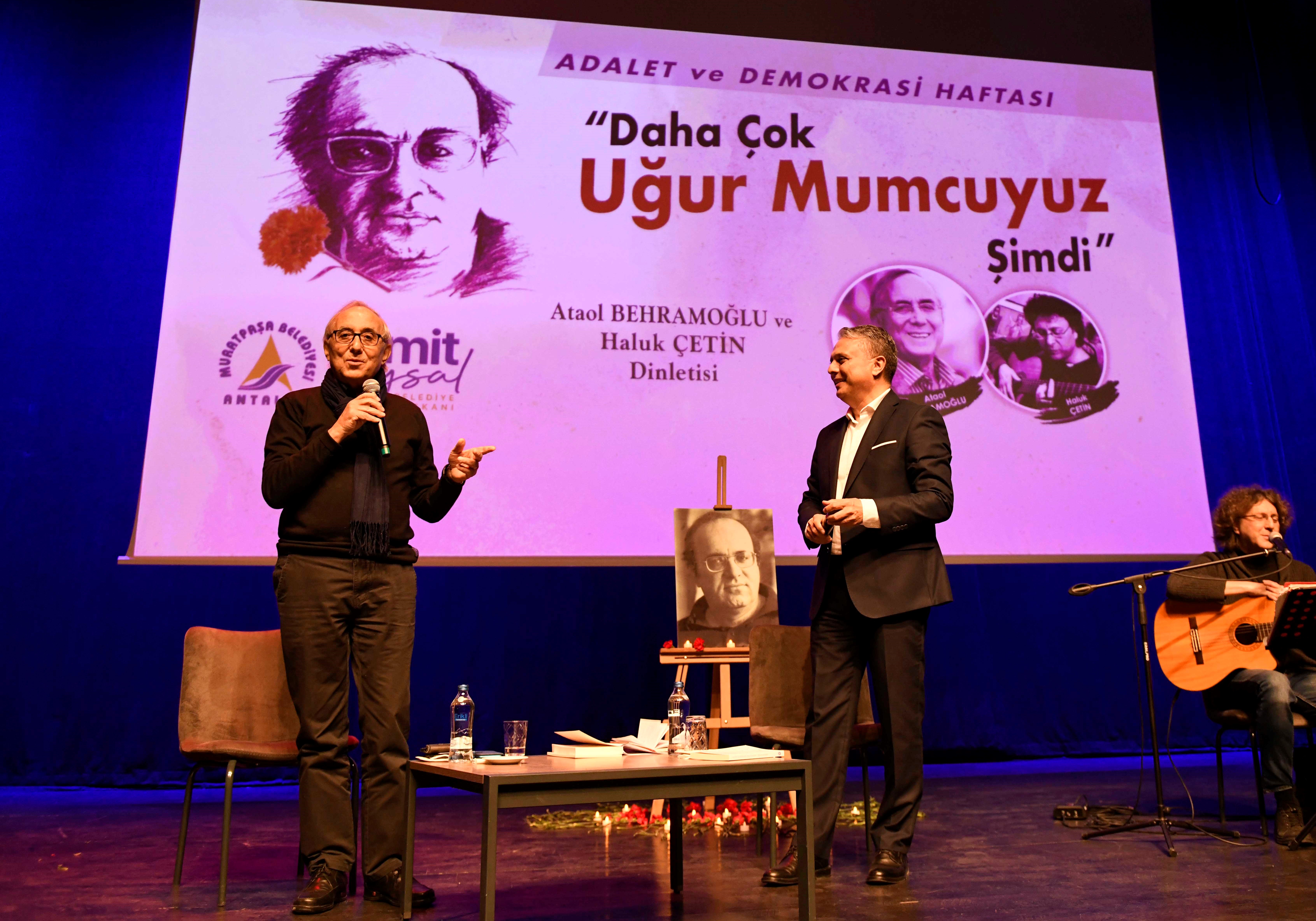 Uğur Mumcu, Muratpaşa’da anıldı