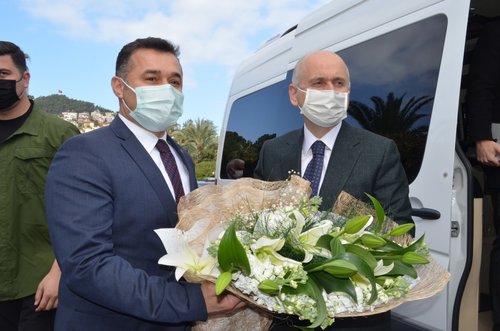  Ulaştırma ve Altyapı Bakanı Adil Karaismailoğlu Alanya'yı ziyaret etti