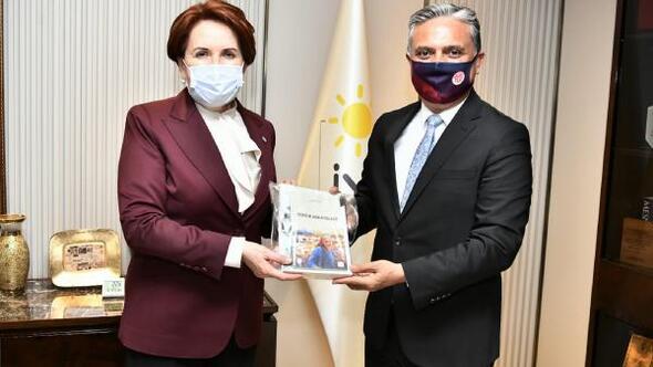 Ümit Uysal'dan  Meral Akşener'i Ankara'da ziyaret 