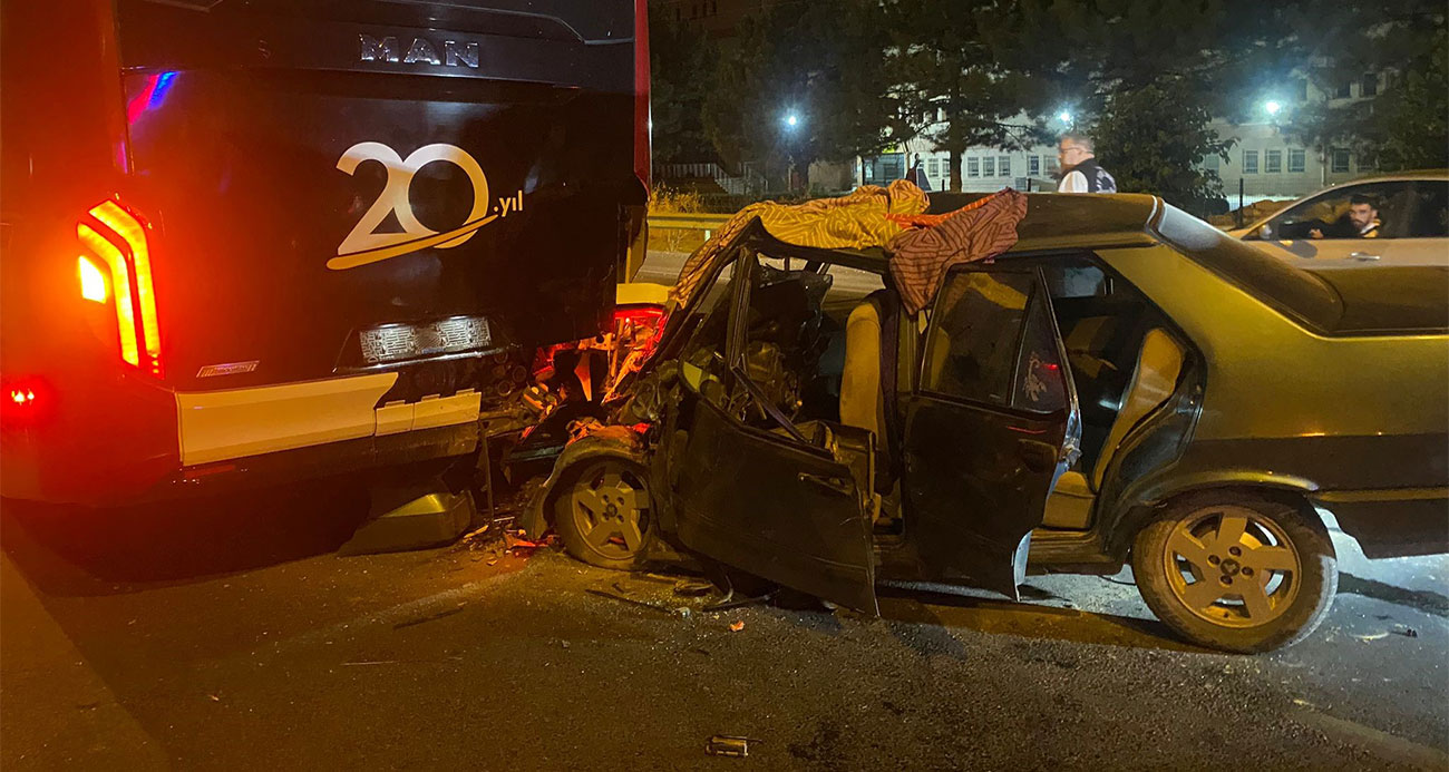 Uşak’ta feci trafik kazası