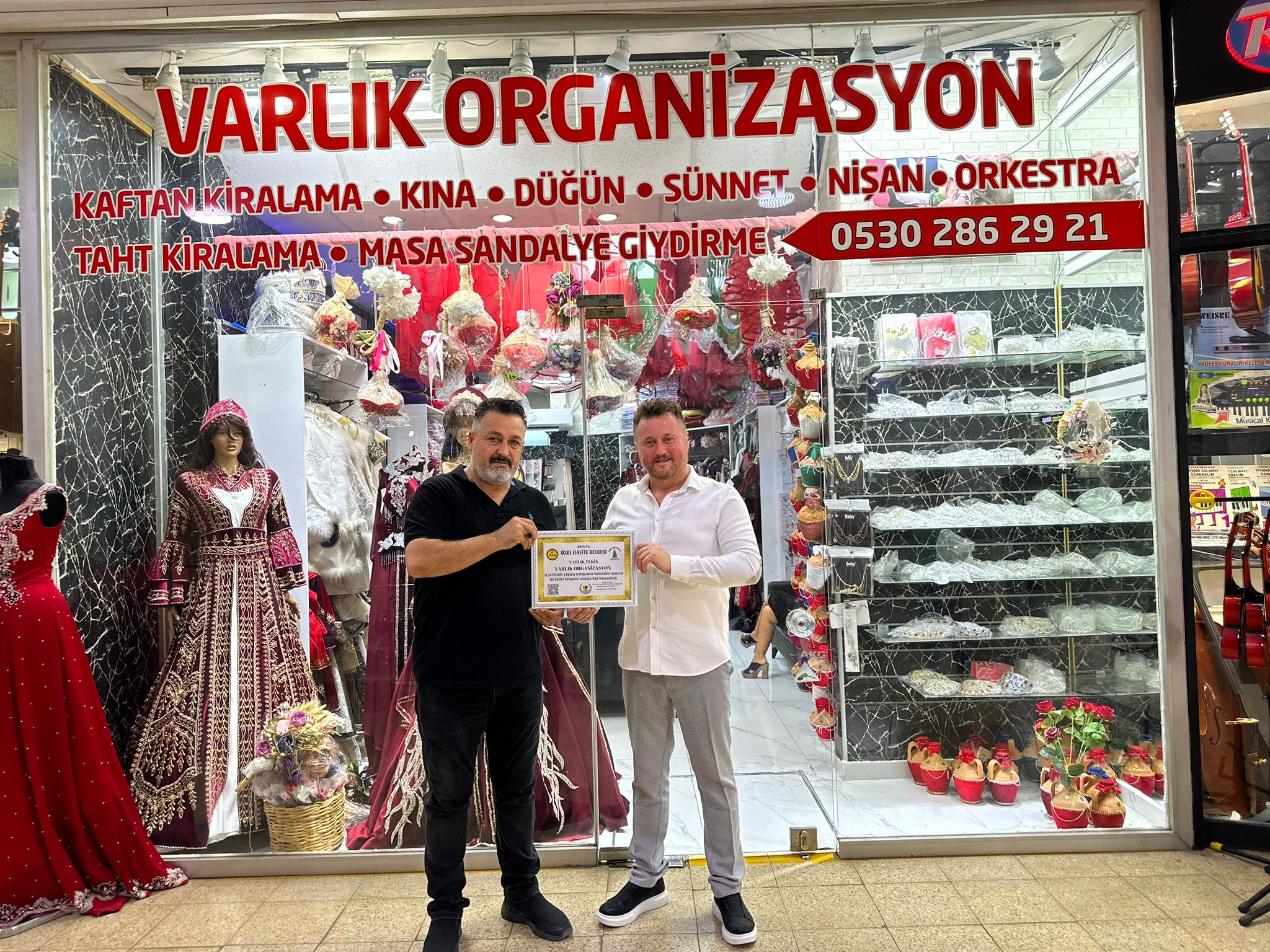 Varlık Organizasyon’a Özel Kalite Belgesi Verildi