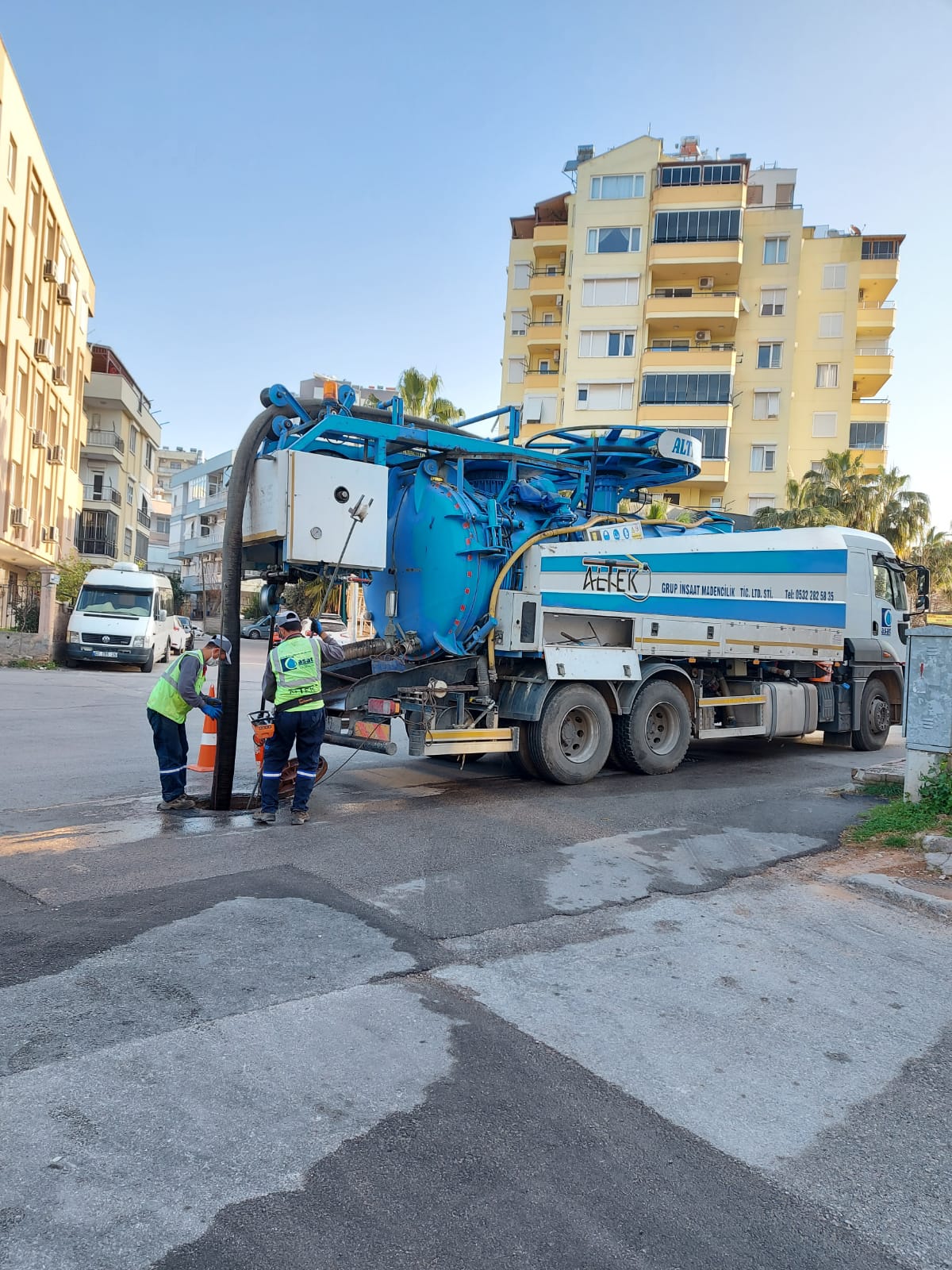 Yaz mevsimi öncesi kanalizasyon hatlarına bakım