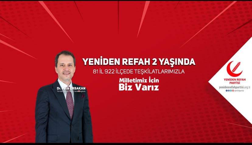 YENİDEN REFAH 2 YAŞINDA!