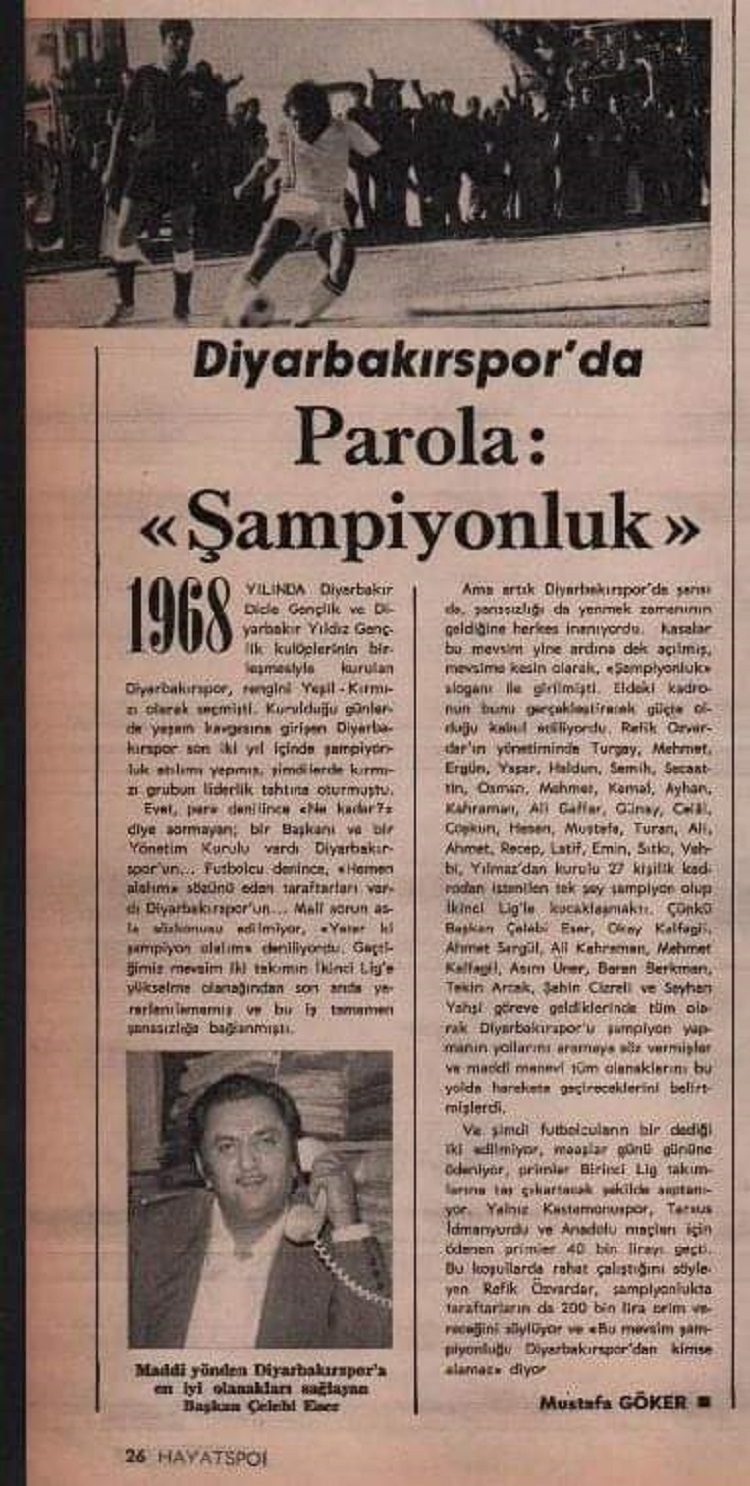 BİR ZAMANLAR DİYARBAKIRSPOR  - Görsel 2