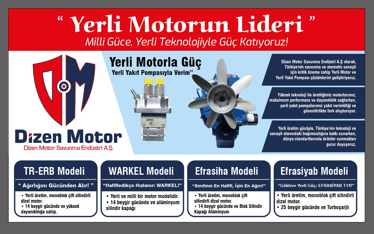 Dizen Motor Savunma Endüstri A.Ş, İstikrar ve Gücün Simgesiyle IDEF 17. Uluslararası Savunma Sanayi Fuarında Boy Gösteriyor - Görsel 2