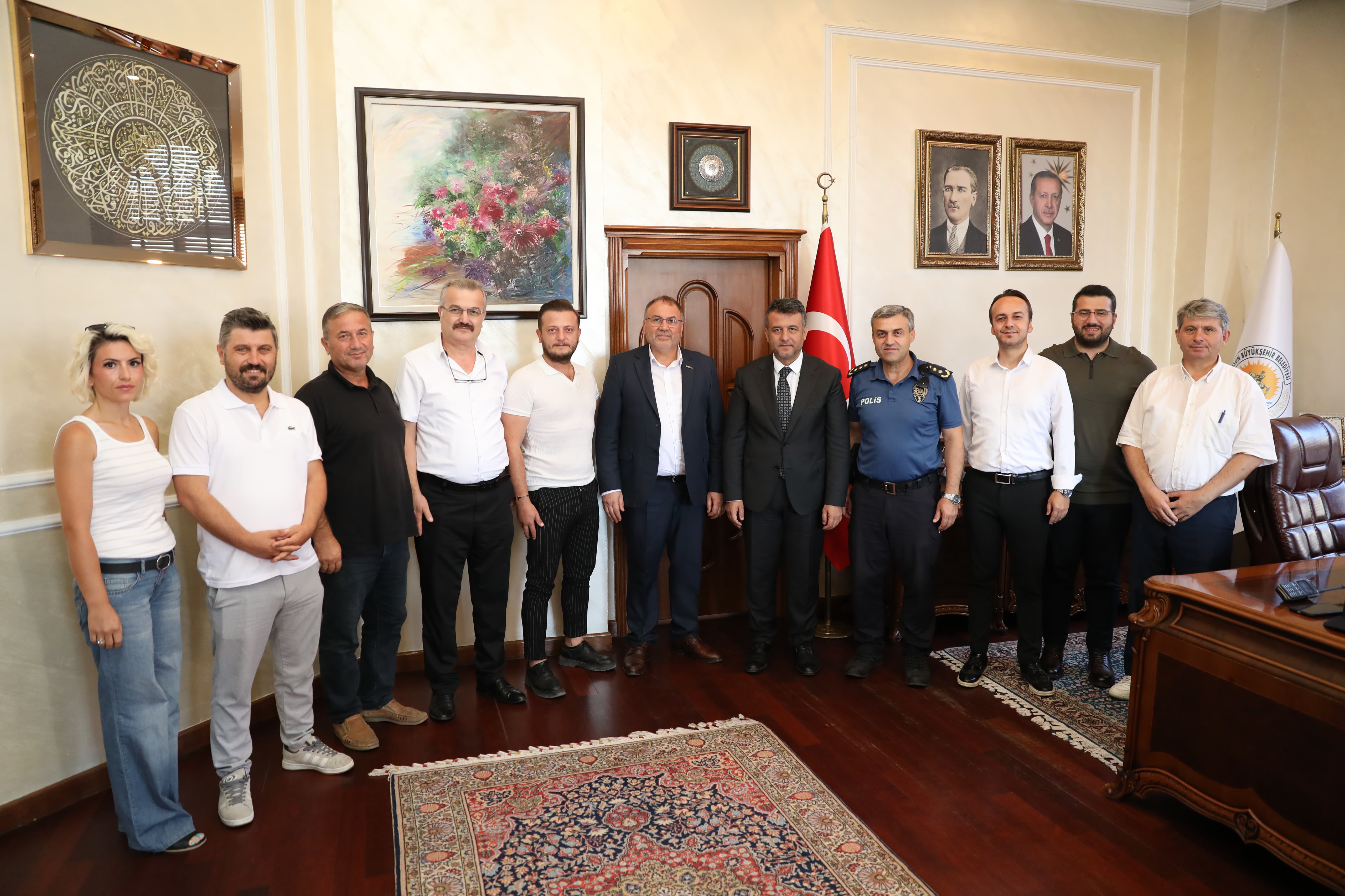 Samsun Termeliler Derneği’nden Başkan Doğan’a Ziyaret - Görsel 1