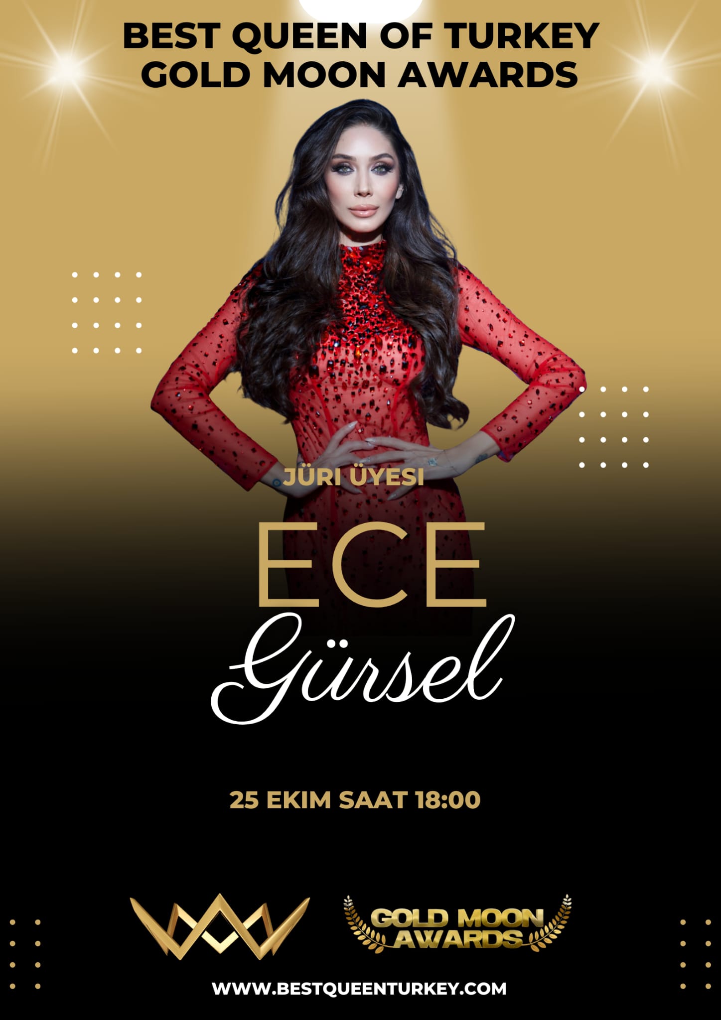 Best Queen of Turkey Güzellik Yarışması ve Gold Moon Awards Ödül Töreni - Görsel 2