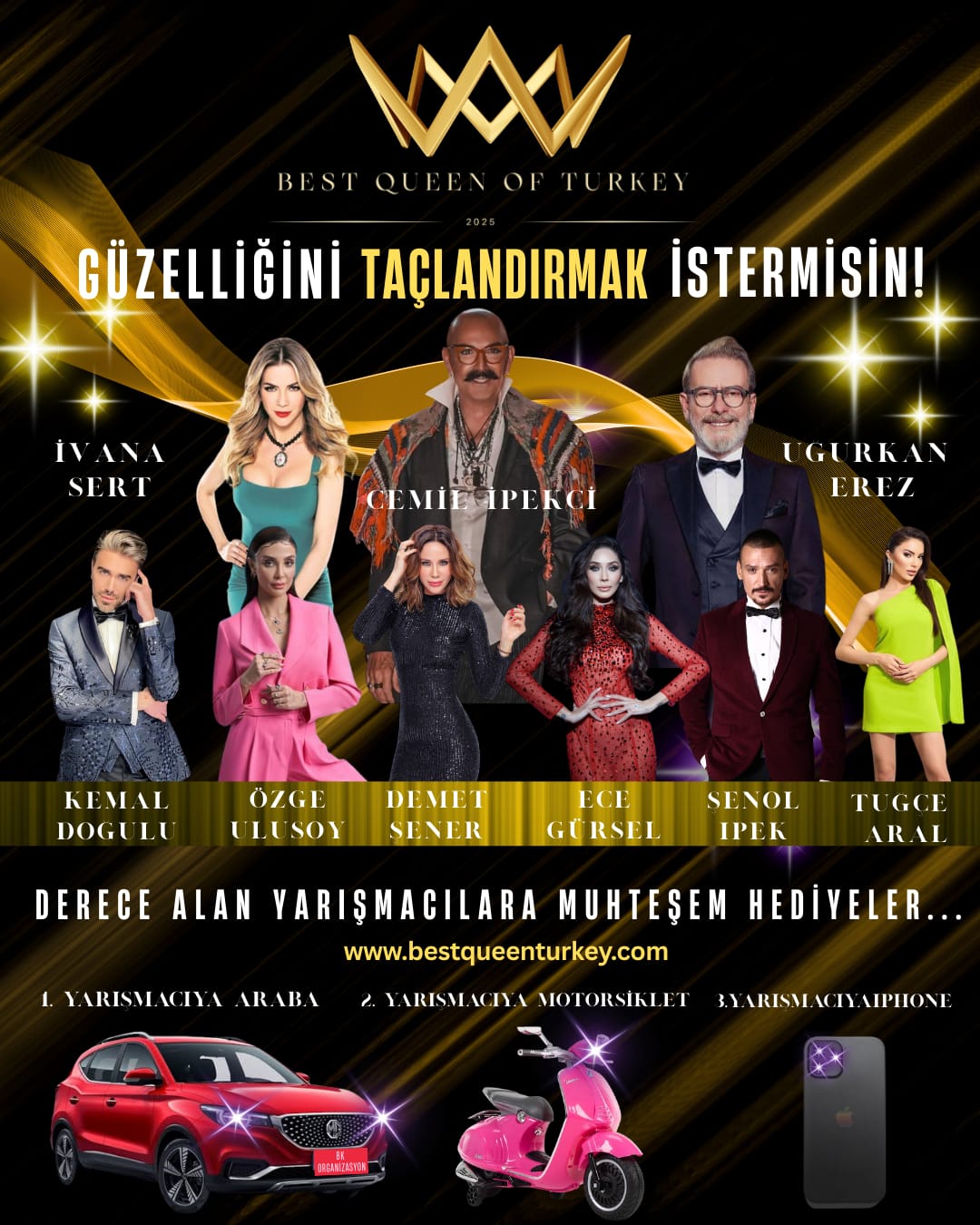 Best Queen of Turkey Güzellik Yarışması ve Gold Moon Awards Ödül Töreni - Görsel 11