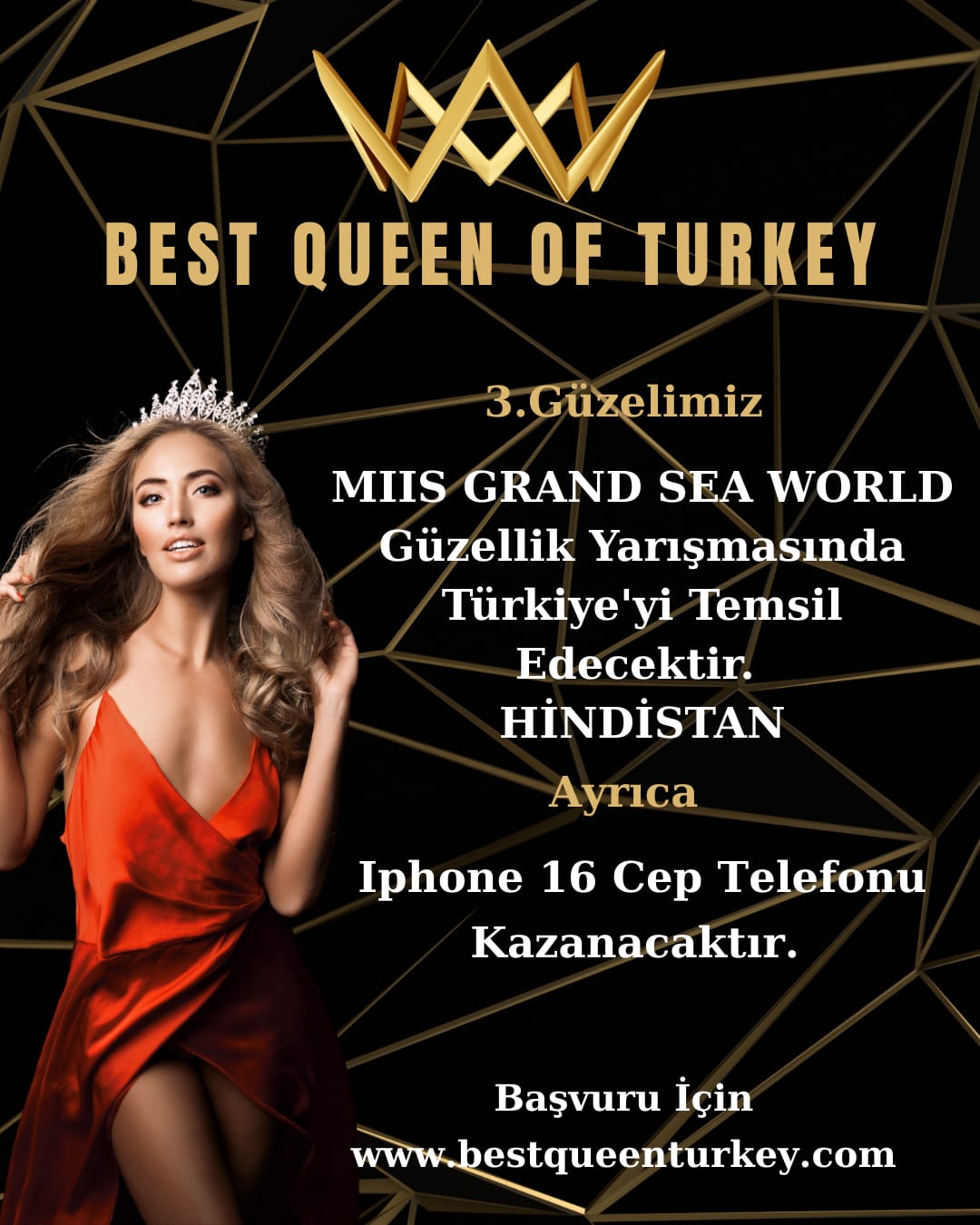 Best Queen of Turkey Güzellik Yarışması ve Gold Moon Awards Ödül Töreni - Görsel 12