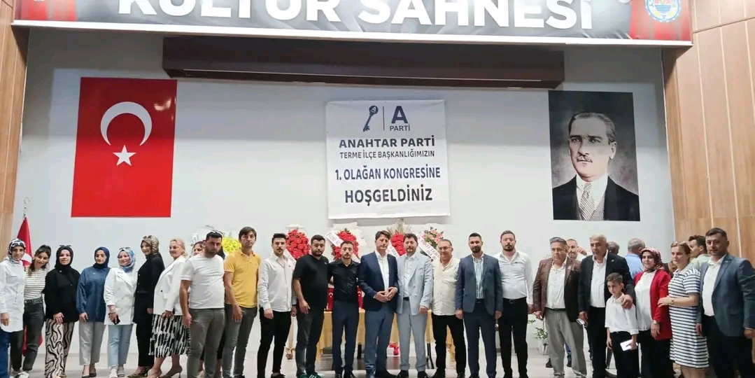 Anahtar Parti Terme İlçe Başkanlığı 1. Olağan Kongresi yoğun katılım ve coşkuyla gerçekleşti - Görsel 15