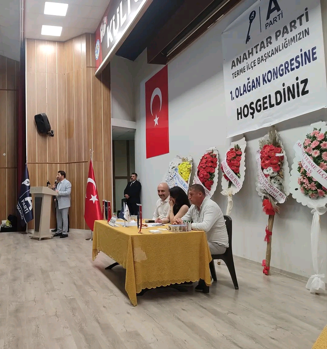 Anahtar Parti Terme İlçe Başkanlığı 1. Olağan Kongresi yoğun katılım ve coşkuyla gerçekleşti - Görsel 18