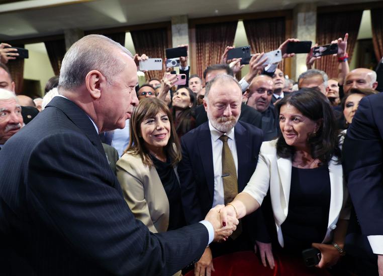Cumhurbaşkanı Erdoğan, TBMM yeni yasama yılı resepsiyonuna katıldı - Görsel 4