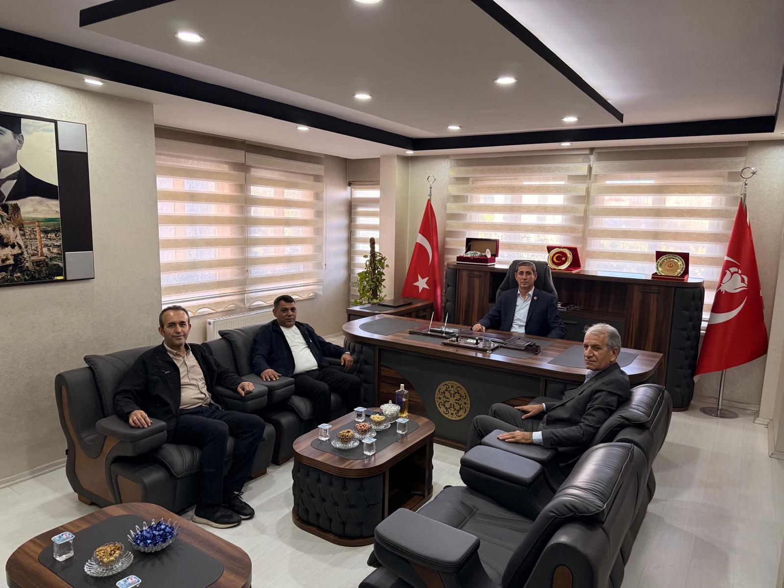 BBP Diyarbakır İl Başkanlığı’ndan MKYK Üyesi ve Güneydoğu Bölge Temsilcisi Recep Er’e Ziyaret - Görsel 1