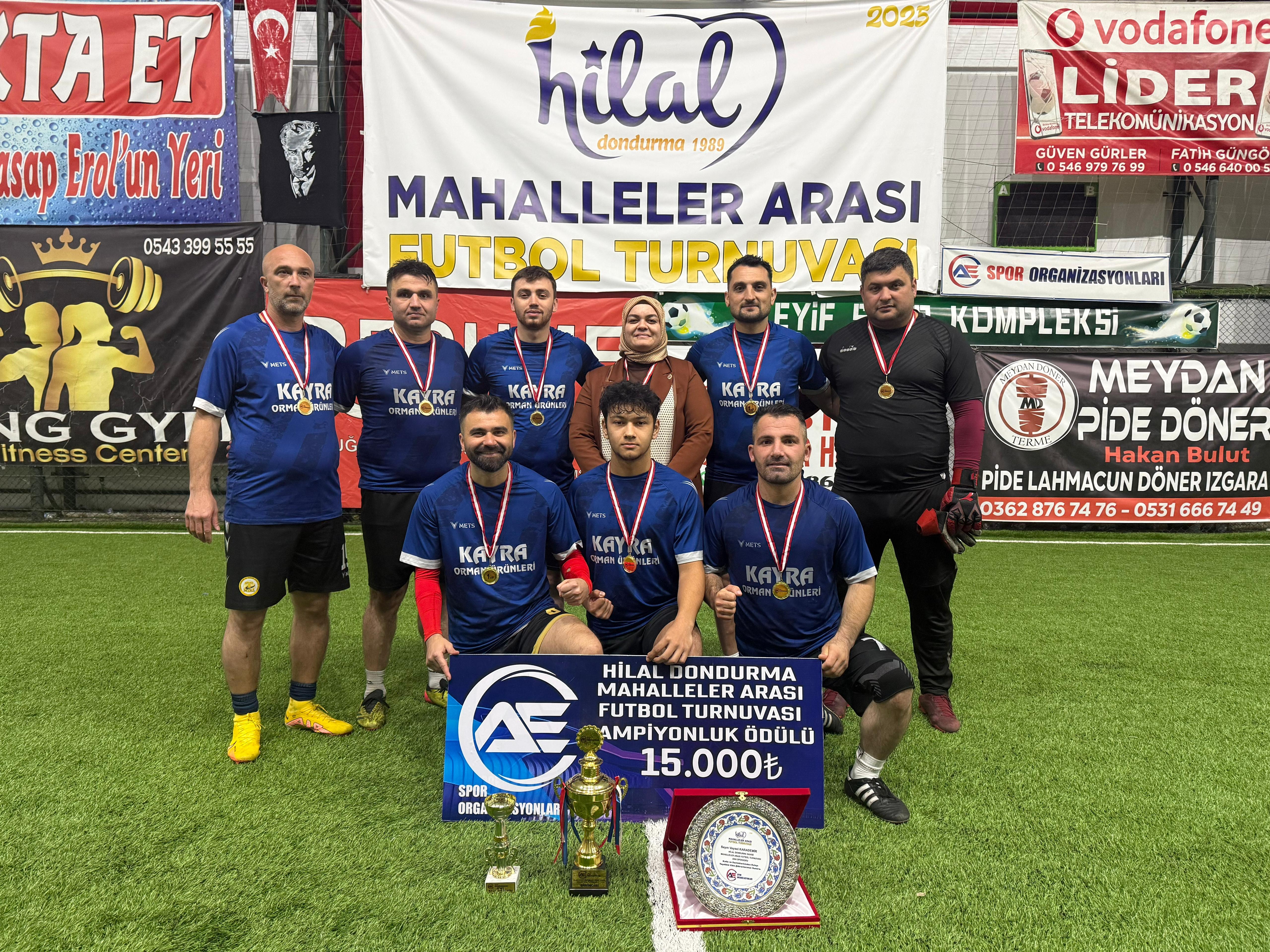 Terme’de 15 Takımlı Futbol Turnuvasının Finalinde Fenk Mahallesi Büyük İlgi Altında Şampiyonluğa Ulaştı - Görsel 10