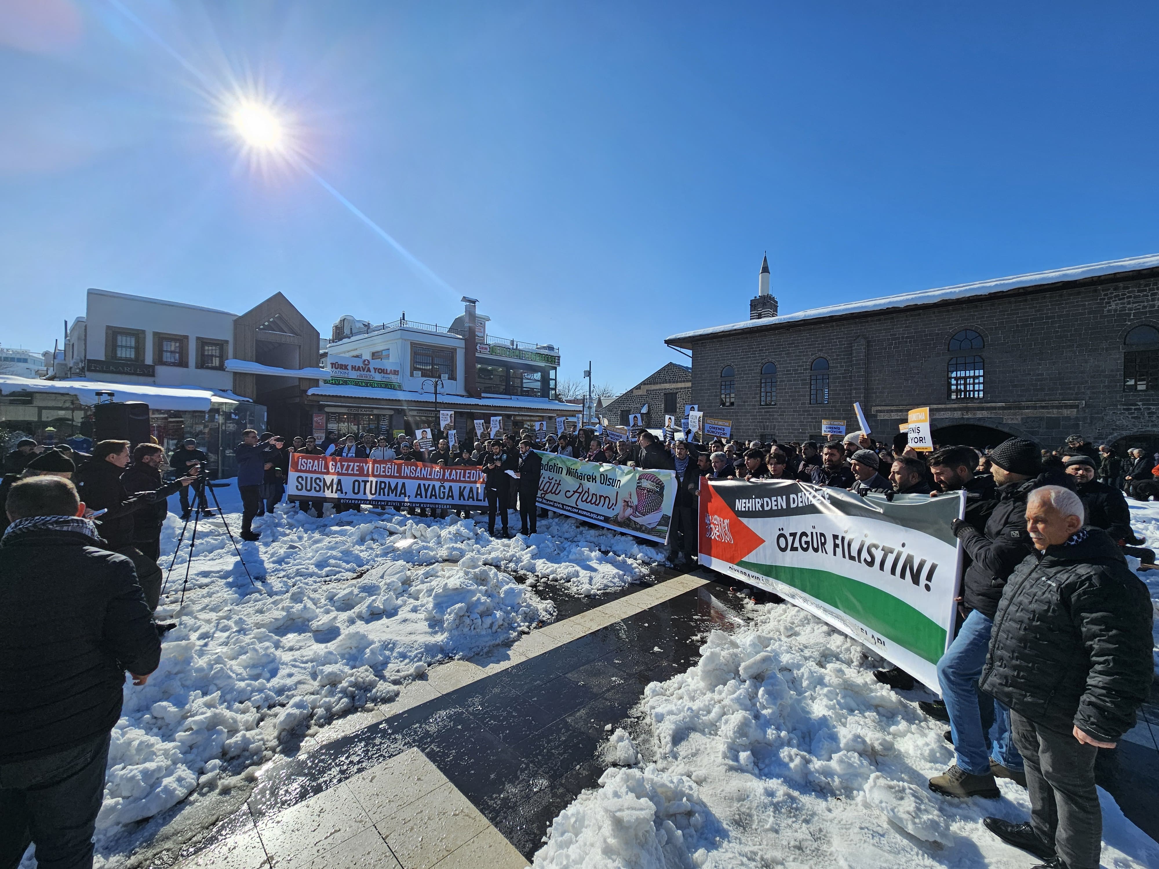 Diyarbakır'da Ebu Ubeyde için duygusal anma ve basın açıklaması - Görsel 8