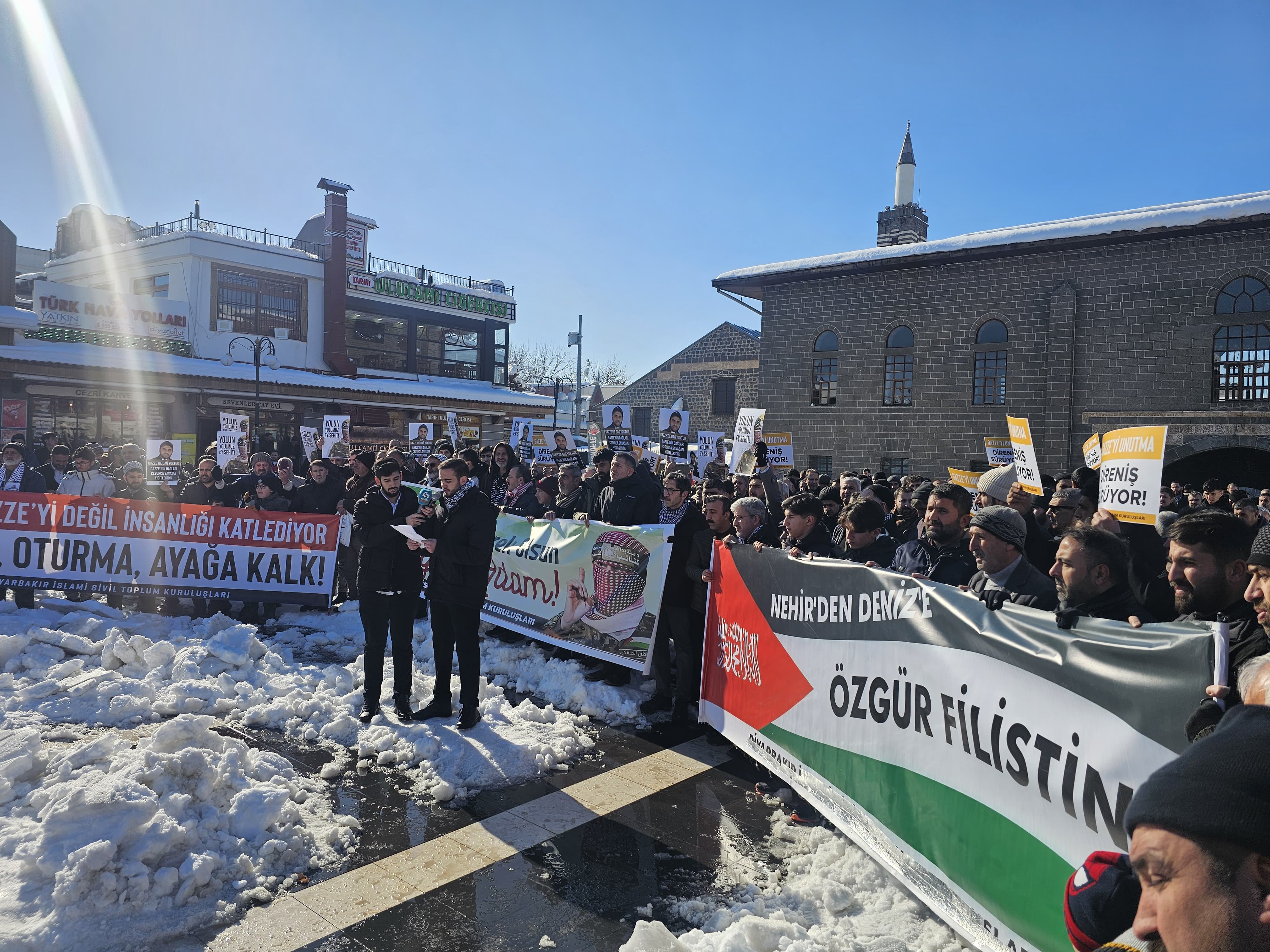Diyarbakır'da Ebu Ubeyde için duygusal anma ve basın açıklaması - Görsel 9