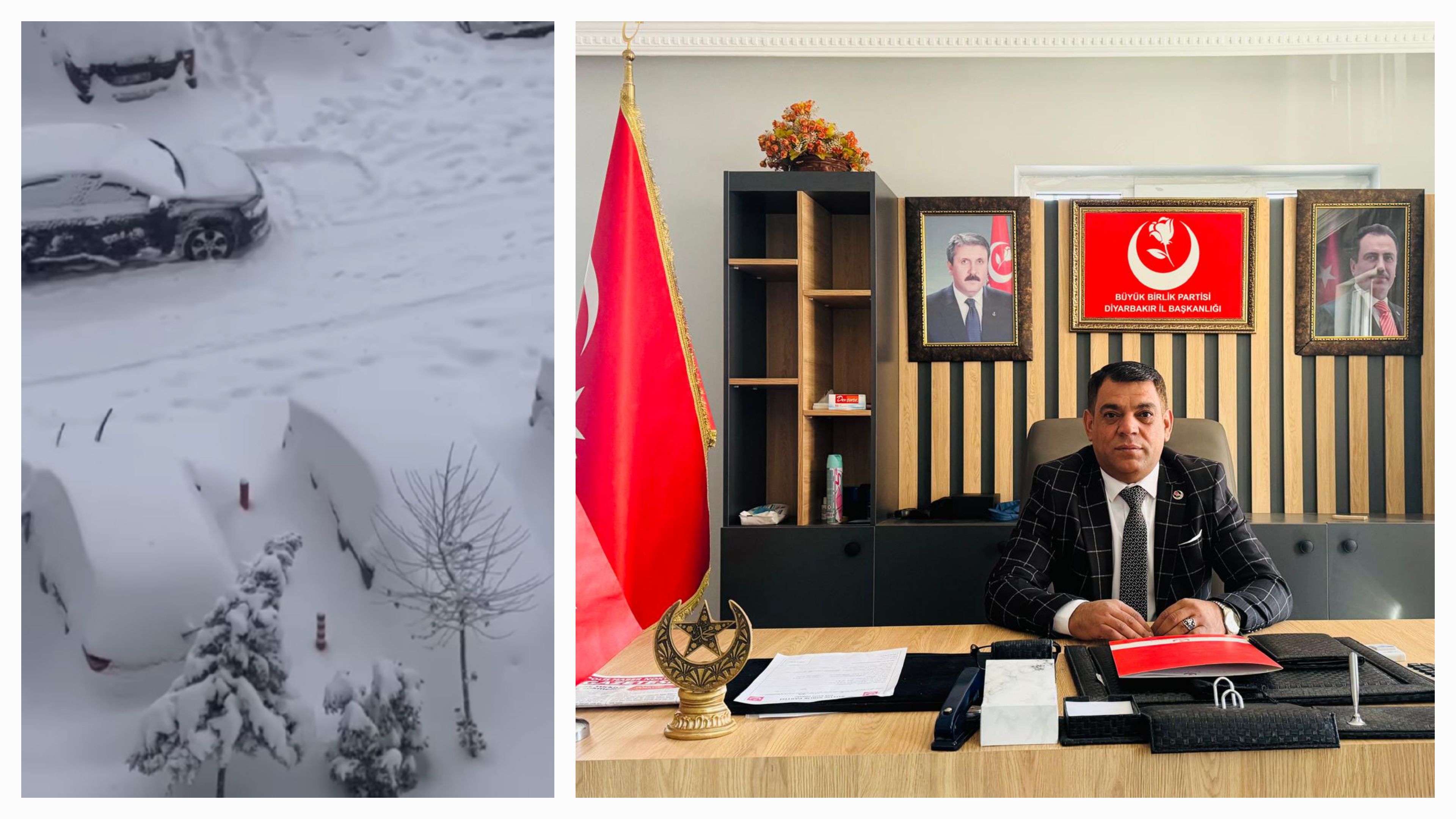 BBP Diyarbakır İl Başkanı Mehmet Çiçek “Sorun Kar Değil, Yönetim Anlayışıdır” - Görsel 1