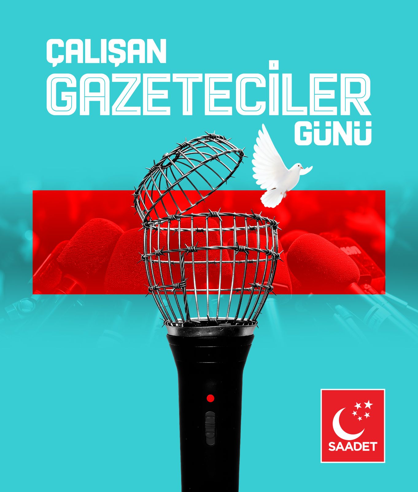 Saadet Partisi Terme İlçe Başkanlığı: “Gerçeği aktarmak için çalışan basın emekçilerinin yanındayız” - Görsel 1