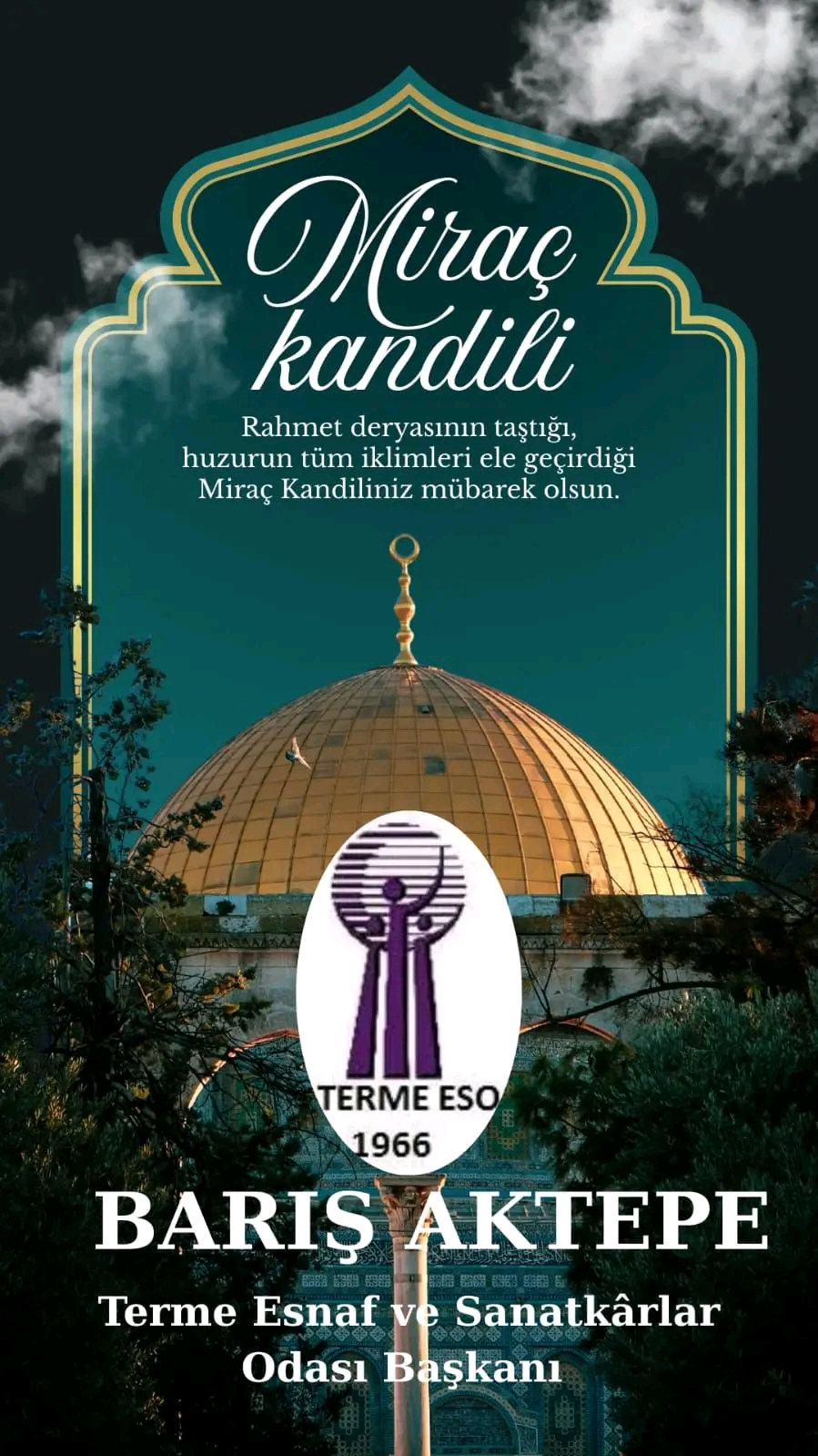 Terme’de Miraç Kandili’nde Esnaflar İçin Kur’an ve Mevlid Programı Düzenlendi - Görsel 2