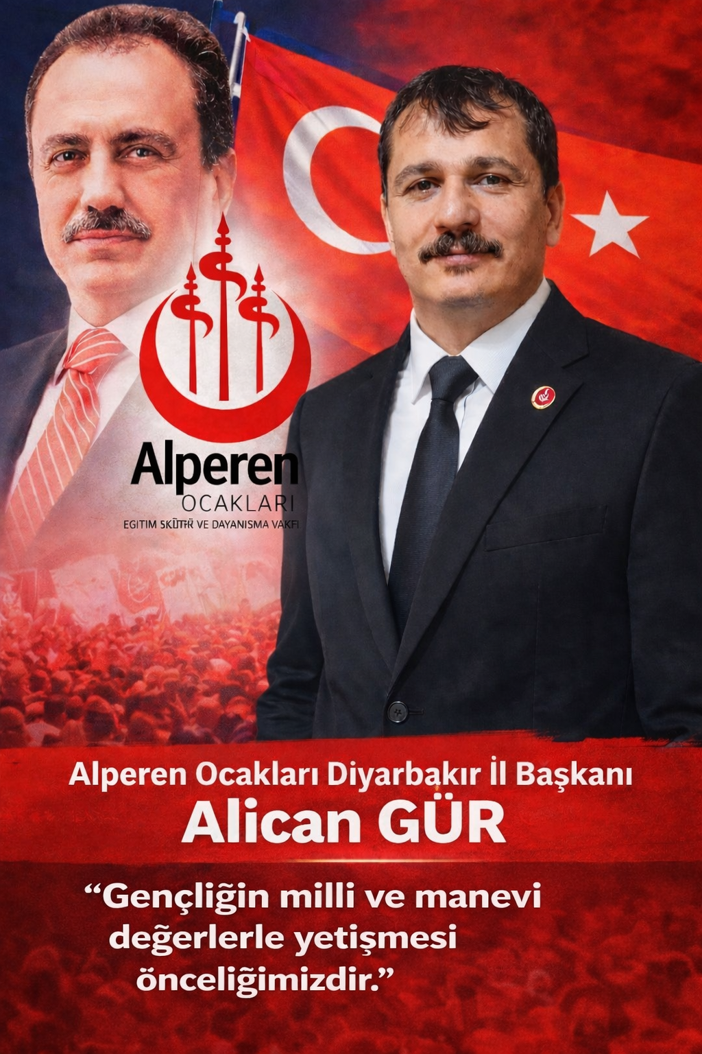 Alperen Ocakları Diyarbakır İl Başkanı Alican Gür: “Gençliği milli ve manevi değerlerle geleceğe hazırlıyoruz” - Görsel 1
