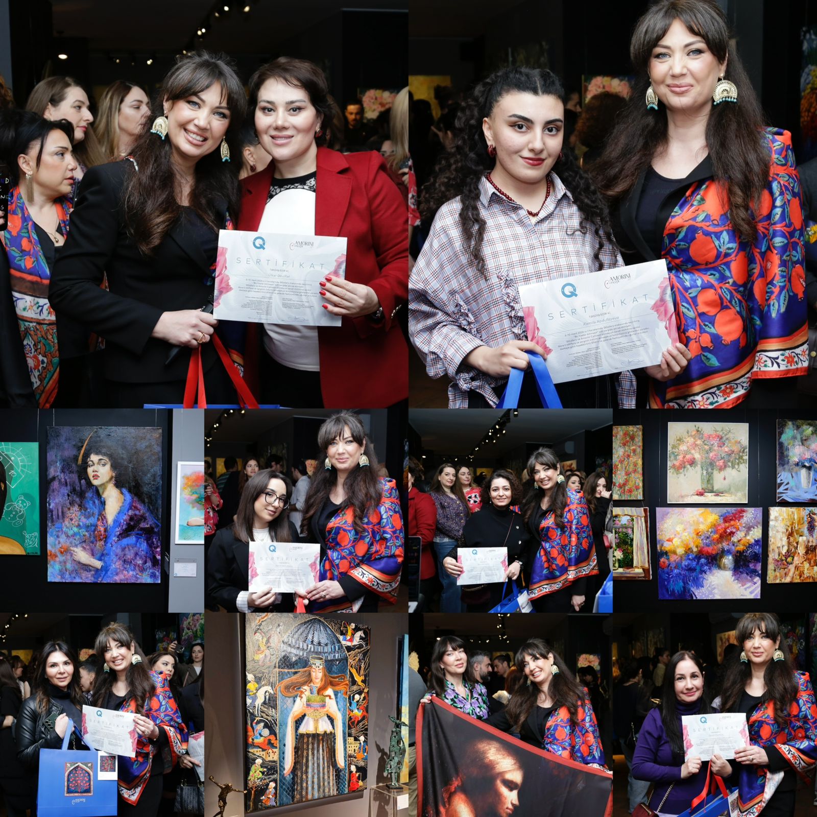 Amorini Concept'in kurucusu ve yöneticisi Gunay Aliyeva tarafından muhteşem bir sergi düzenlendi - Görsel 1