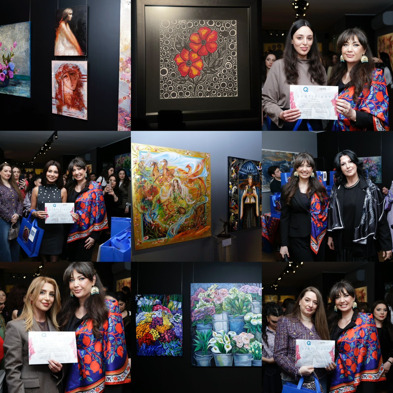 Amorini Concept'in kurucusu ve yöneticisi Gunay Aliyeva tarafından muhteşem bir sergi düzenlendi - Görsel 2