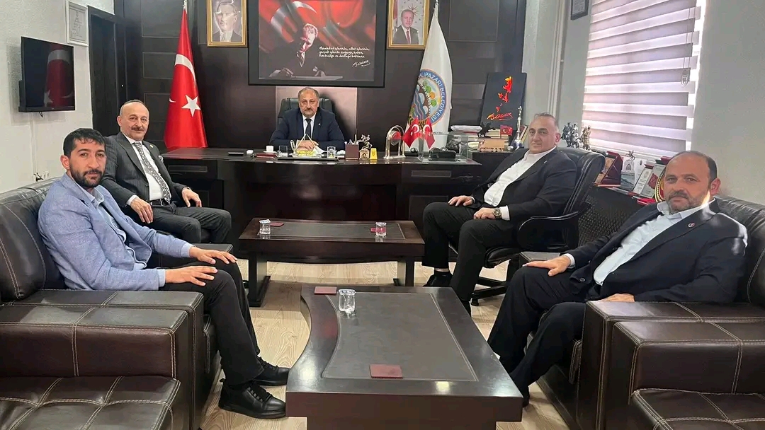 BBP Terme İlçe Başkanı Gürol Özen, Salıpazarı Belediye Başkanı Rafaettin Karaca’yı Ziyaret Etti - Görsel 1