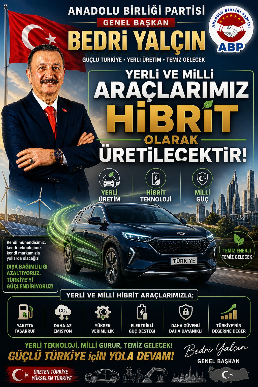 ANADOLU BİRLİĞİ PARTİSİ GENEL BAŞKANI’NDAN TARİHİ VİZYON AÇIKLAMASI - Görsel 1