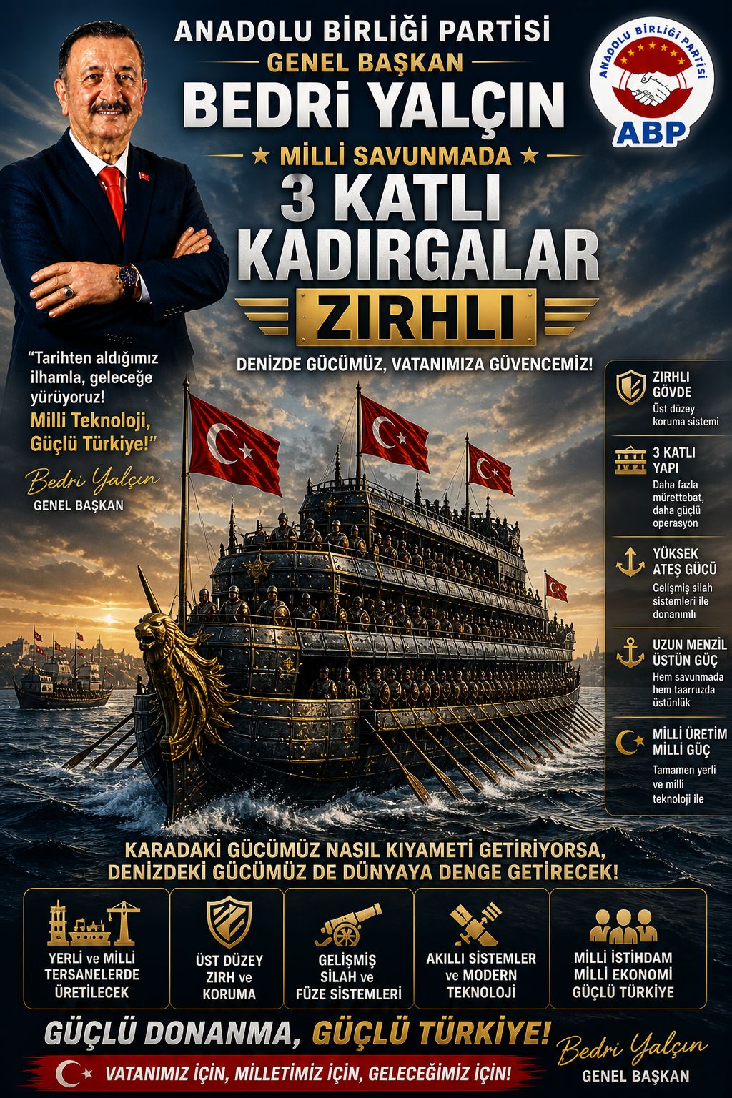 ANADOLU BİRLİĞİ PARTİSİ GENEL BAŞKANI’NDAN TARİHİ VİZYON AÇIKLAMASI - Görsel 4