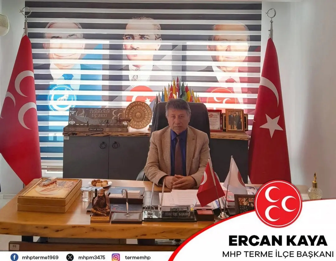 MHP Terme İlçe Başkanı Ercan Kaya: “19 Mayıs bağımsızlık uğruna verilen tarihi şahlanışın adıdır” - Görsel 1