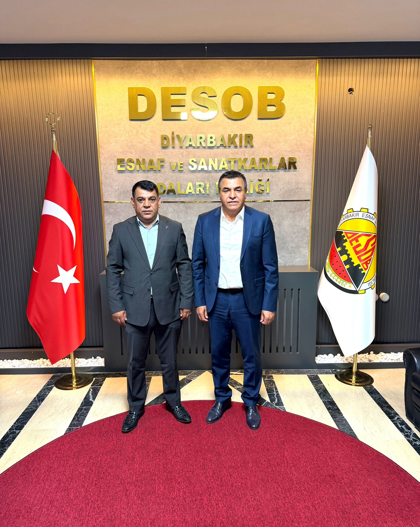 BBP Diyarbakır İl Başkanı Mehmet Çiçek, Esnaf Odası Başkanı Alican Ebedinoğlu ile kentin ekonomik yapısını değerlendirdi - Görsel 1