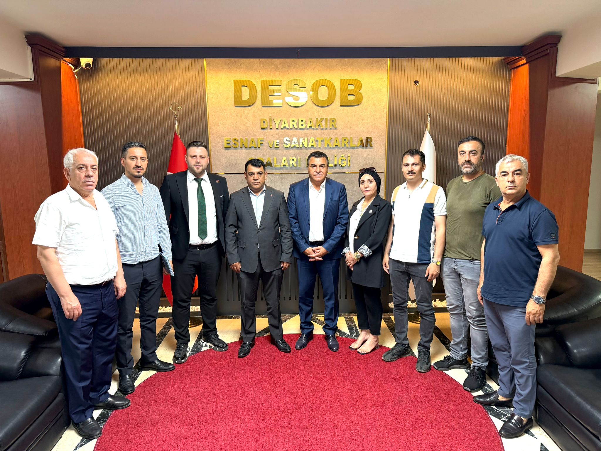 BBP Diyarbakır İl Başkanı Mehmet Çiçek, Esnaf Odası Başkanı Alican Ebedinoğlu ile kentin ekonomik yapısını değerlendirdi - Görsel 2