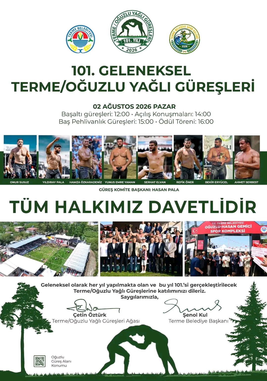 101. Geleneksel Terme Oğuzlu Yağlı Güreşleri 2 Ağustos’ta Er Meydanında Başlıyor - Görsel 1