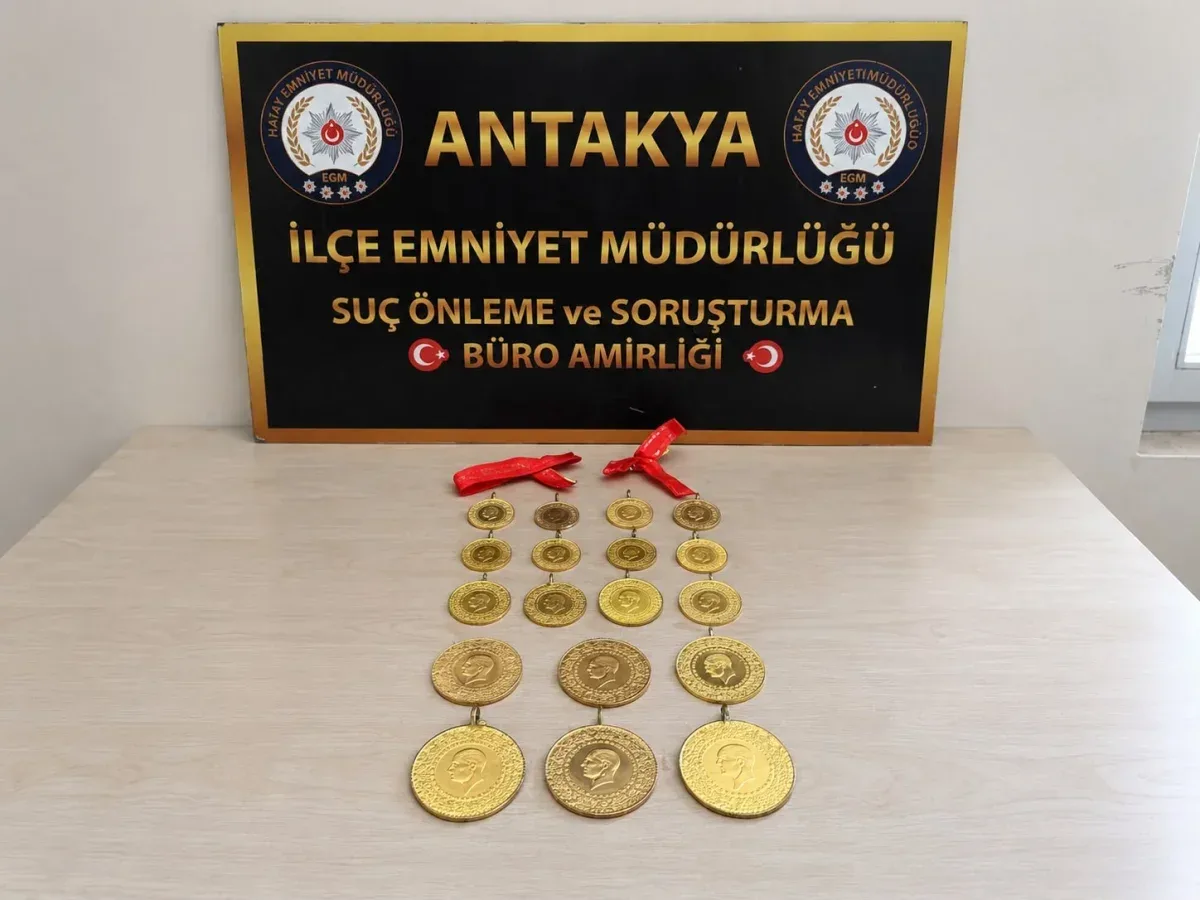 Antakya’da kaybolan 18 adet altın sahibine teslim edildi